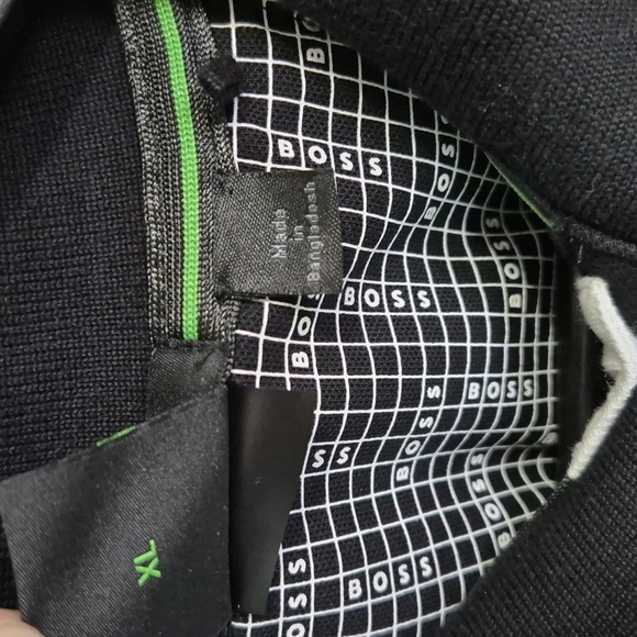 Hugo Boss Polo Classic Black Paddry Pro Luxury Shirt XL - Picture 8 of 12